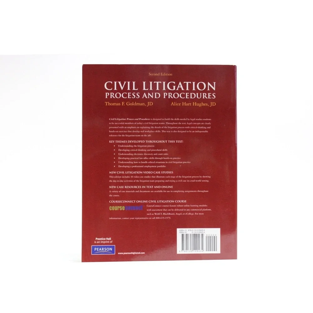 Civil Litigation Process & Procedures 2nd Ed‎ Goldman Hughes Law Textbook